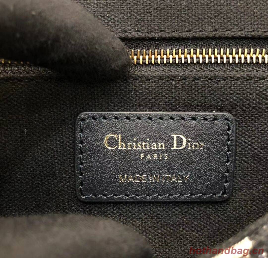 SMALL DIOR BOBBY BAG Blue Dior Oblique Jacquard M9317