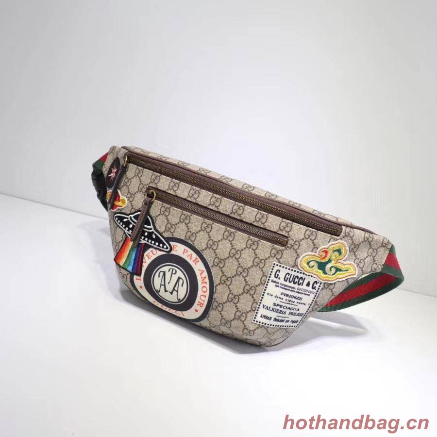 Gucci Night Courrier soft GG Supreme Original Qaility belt bag 529711 brown