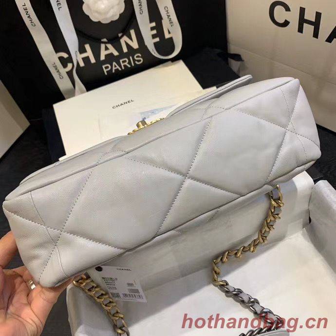 CHANEL 19 Flap Bag AS1160 AS1161 AS1162 Light Gray