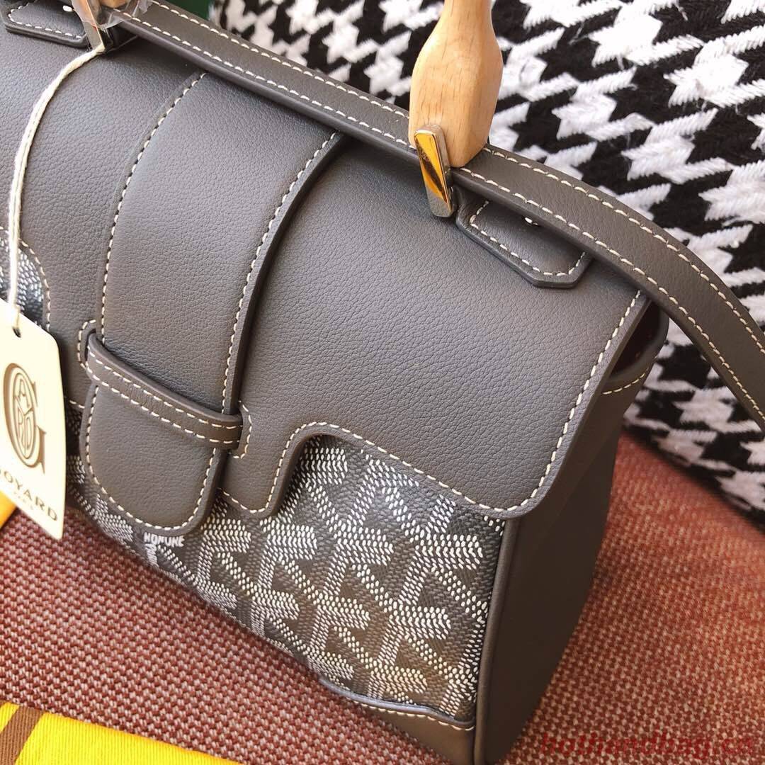 Goyard Y Doodling Calfskin Leather Tote Bag 99588 grey
