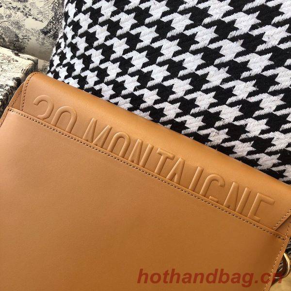 MEDIUM DIOR BOBBY BAG Box Calfskin M9319 Caramel