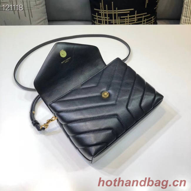 Yves Saint Laurent Calfskin Leather Tote Bag 467072 black