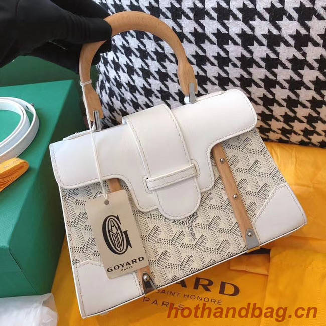 Goyard mini saigon tote bag 55632 white