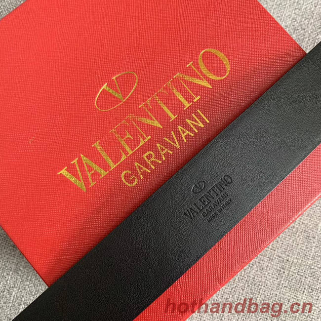 Valentino Leather Belt wide 4.0CM 3598 red