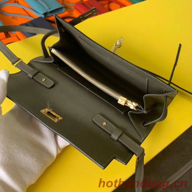 Hermes Original kelly espom leather to go woc Bag H4087 grey