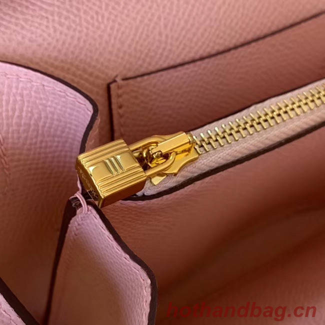 Hermes Original kelly espom leather to go woc Bag H4087 light pink