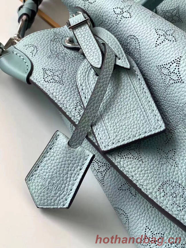 Louis Vuitton MURIA Mahina perforated calf leather M55800 sky blue