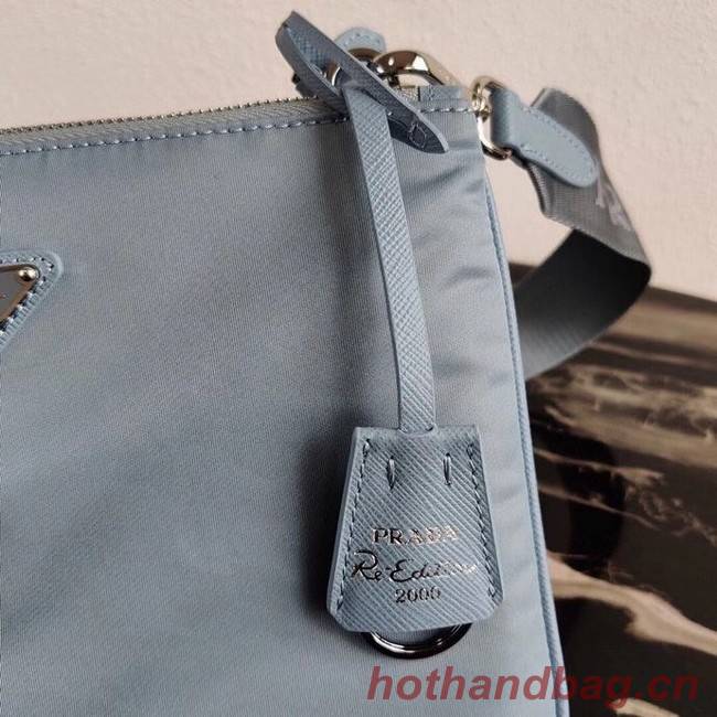 Prada Nylon Re-Edition 2000 Shoulder Bag 1BH046 light blue