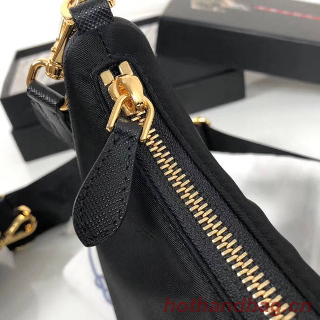 Prada Re-Edition nylon shoulder bag 1BH204 black