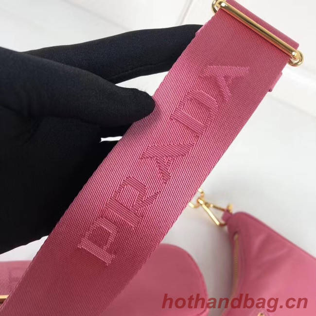 Prada Re-Edition nylon shoulder bag 1BH204 rose