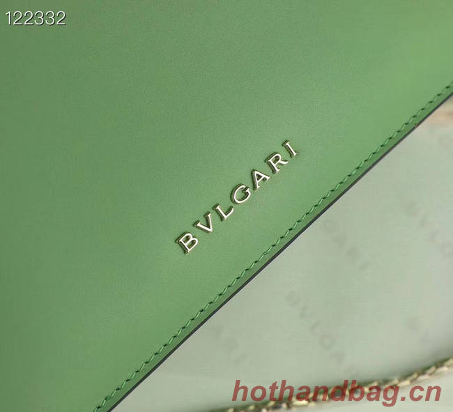 Bvlgari Serpenti Forever leather small crossbody bag 29286 green