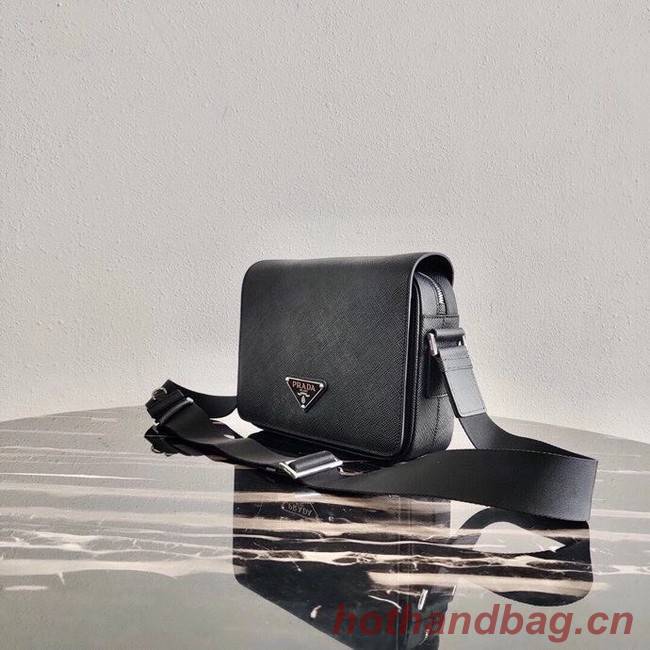 Prada Saffiano leather shoulder bag 2VD038 black
