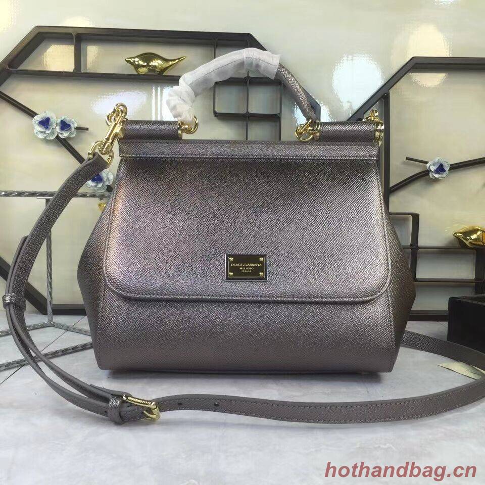Dolce & Gabbana Origianl Leather 4136 silver grey