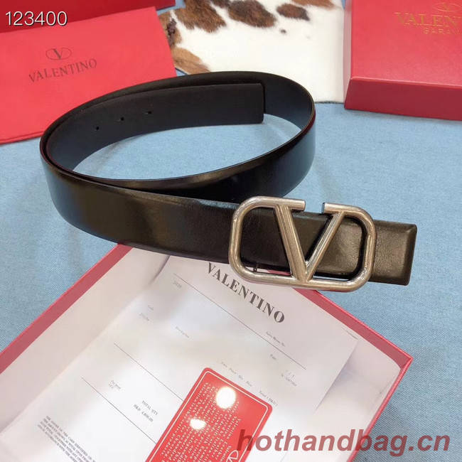 Valentino Original Calf Leather Belt wide 4.0CM 3603 brown