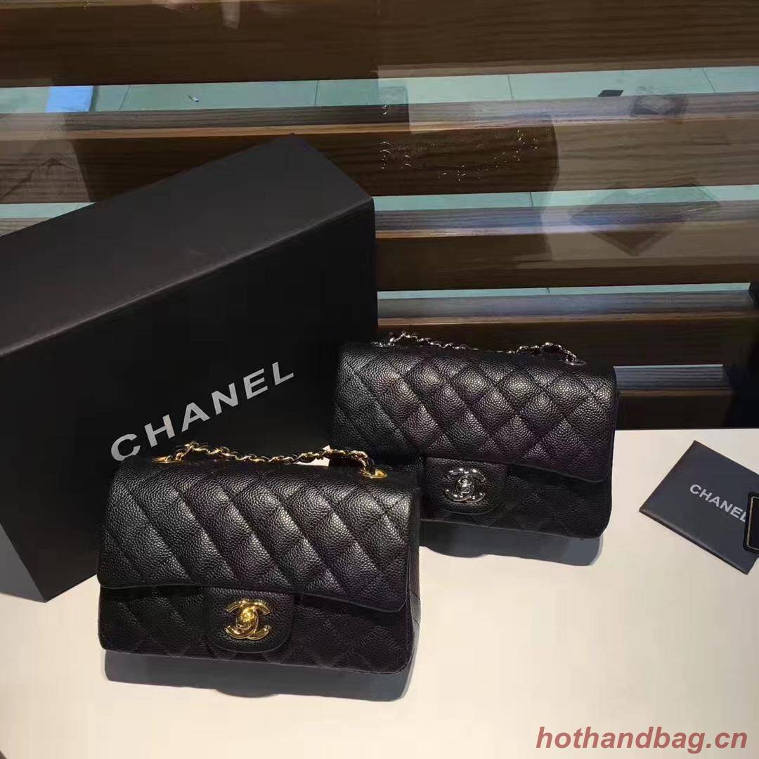 Chanel Original Lather Flap Bag 1116 black