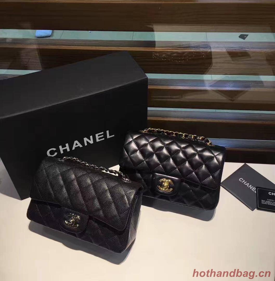 Chanel Original Lather Flap Bag 1116 black
