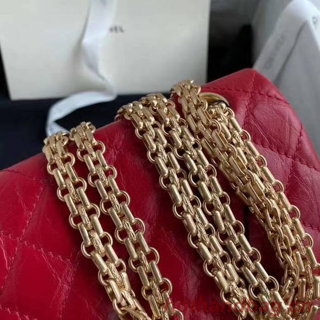 Chanel 2.55 Calfskin Flap Bag A37586 red