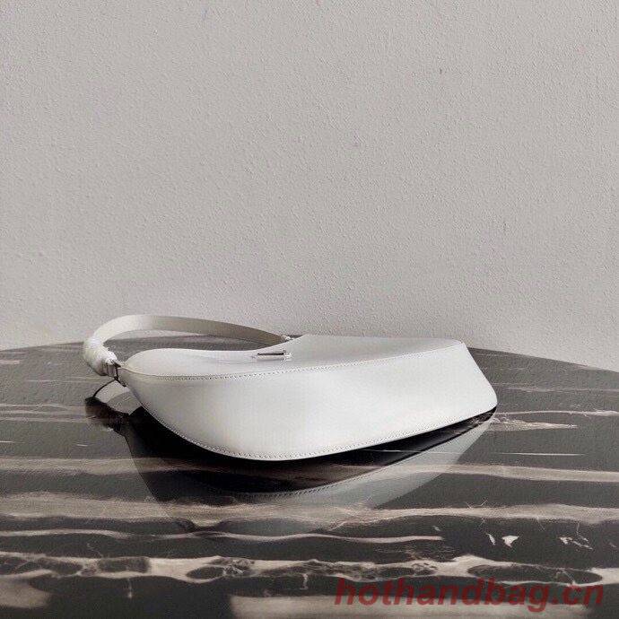 Prada Saffiano leather shoulder bag 2BC499 white Prada Saffiano leather shoulder bag 2BC499 white