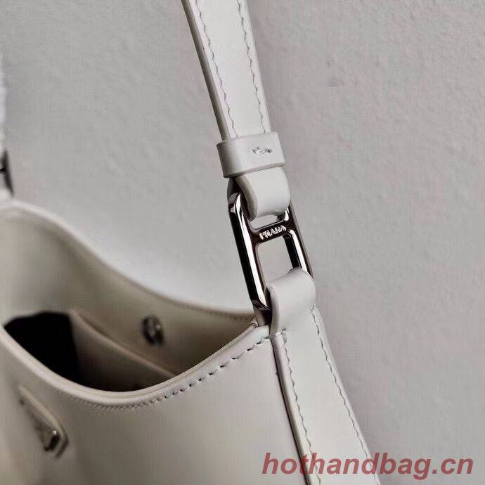 Prada Saffiano leather shoulder bag 2BC499 white Prada Saffiano leather shoulder bag 2BC499 white