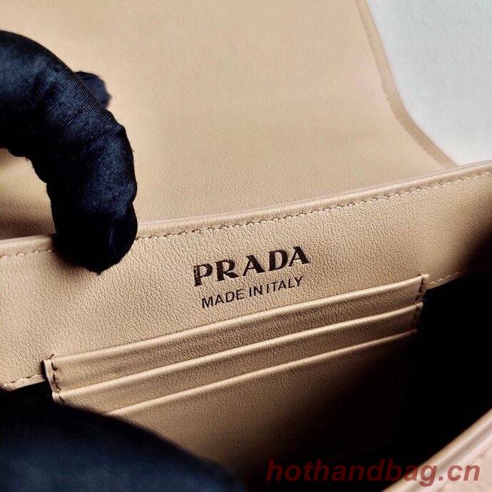 Prada Saffiano leather shoulder bag 2BD275 Biscuits