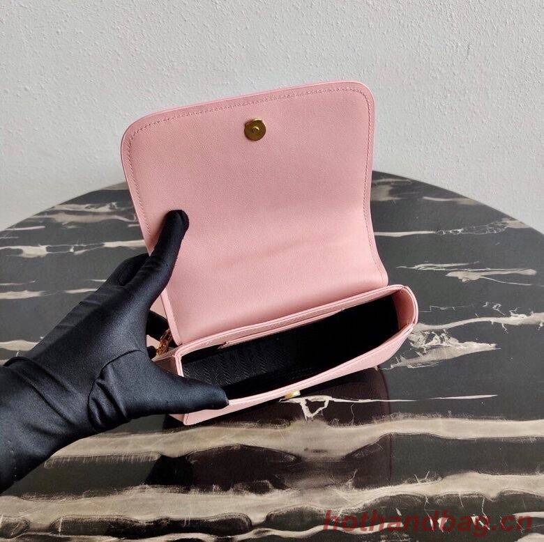 Prada Saffiano leather shoulder bag 2BD275 pink