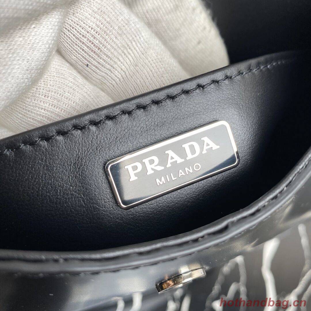 Prada Saffiano leather shoulder bag 2BD311 black