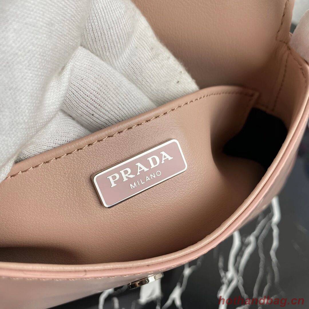 Prada Saffiano leather shoulder bag 2BD311 pink