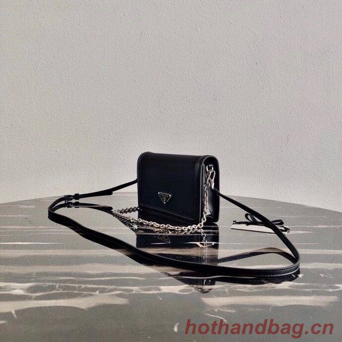 Prada Saffiano leather shoulder bag 2BP019 black