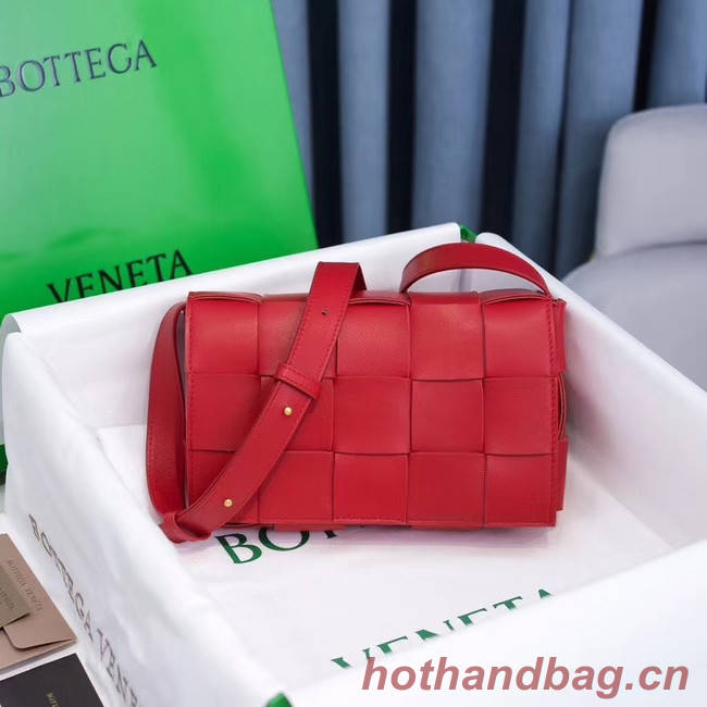 Bottega Veneta BORSA CASSETTE 578004 BRIGHT RED