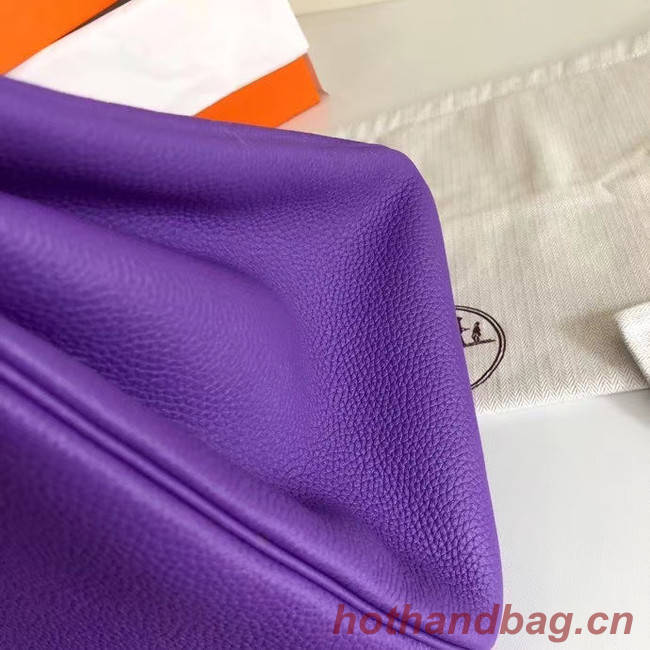 Hermes Birkin Bag Original Leather 17825 purple