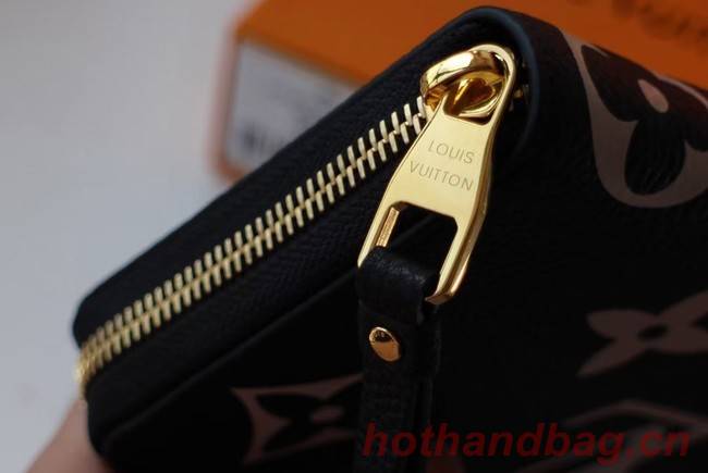 Louis Vuitton Original ZIPPY wallet M69794 black