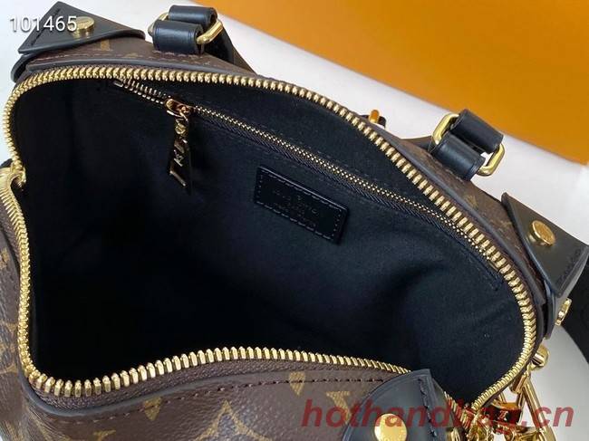 Louis vuitton original leather PETITE MALLE SOUPLE M45571 black