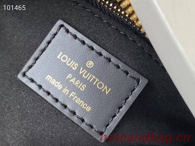 Louis vuitton original leather PETITE MALLE SOUPLE M45571 black