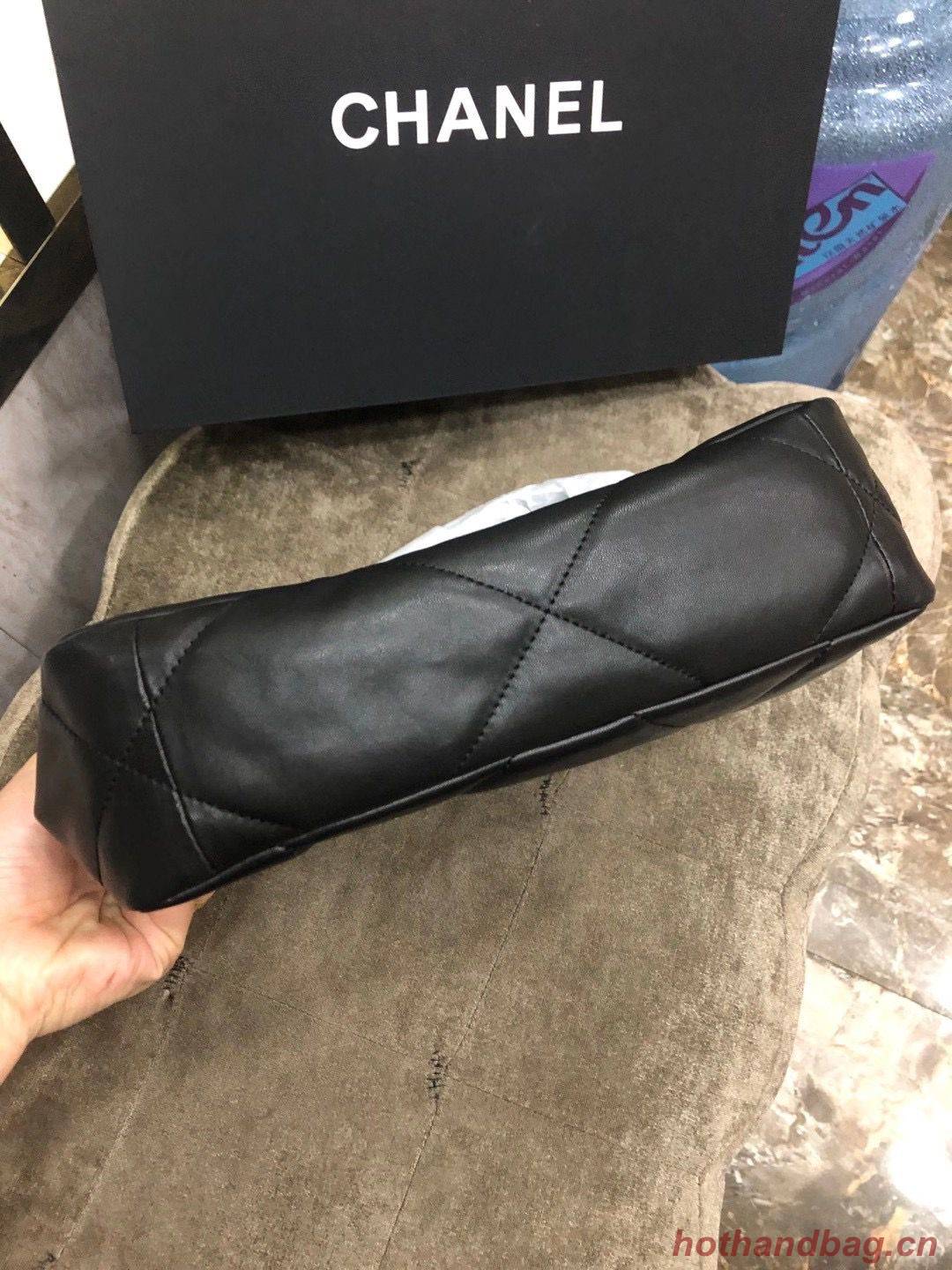 Chanel Origianl Leather 19 Flap Bag AS1160 Black