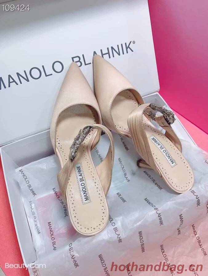 Manolo Blahnik Shoes MB160QG-3 Heel height 8CM
