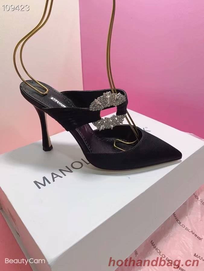 Manolo Blahnik Shoes MB160QG-4 Heel height 8CM