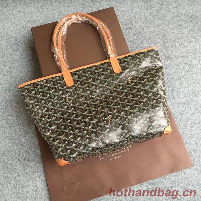 Goyard Calfskin Leather Tote Bag 6788 Brown
