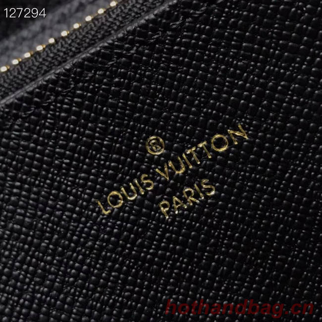 Louis Vuitton GAME ON ZIPPY WALLET M80323 black
