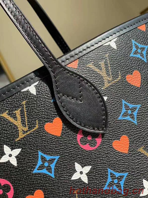 Louis Vuitton GAME ON NEVERFULL MM M57483 black