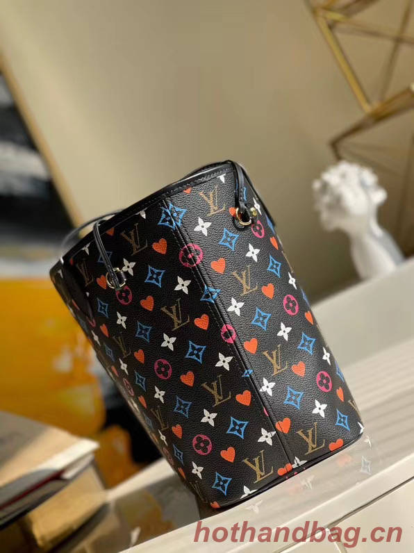 Louis Vuitton GAME ON NEVERFULL MM M57483 black