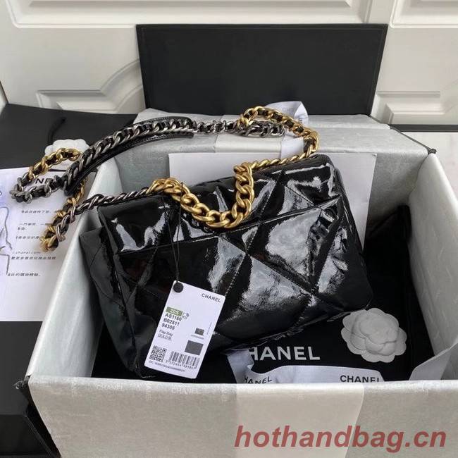 chanel 19 flap bag AS1160 Black