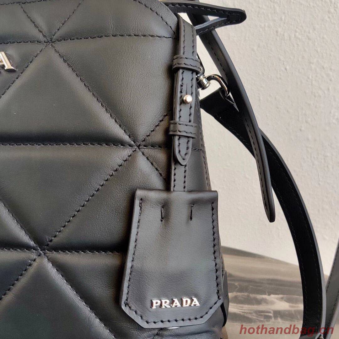 Prada Spectrum small leather bag 1BA311 black Prada Spectrum small leather bag 1BA311 black
