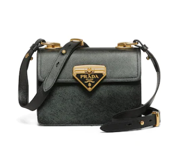 Prada Saffiano leather Prada Symbole bag 1BD270 black