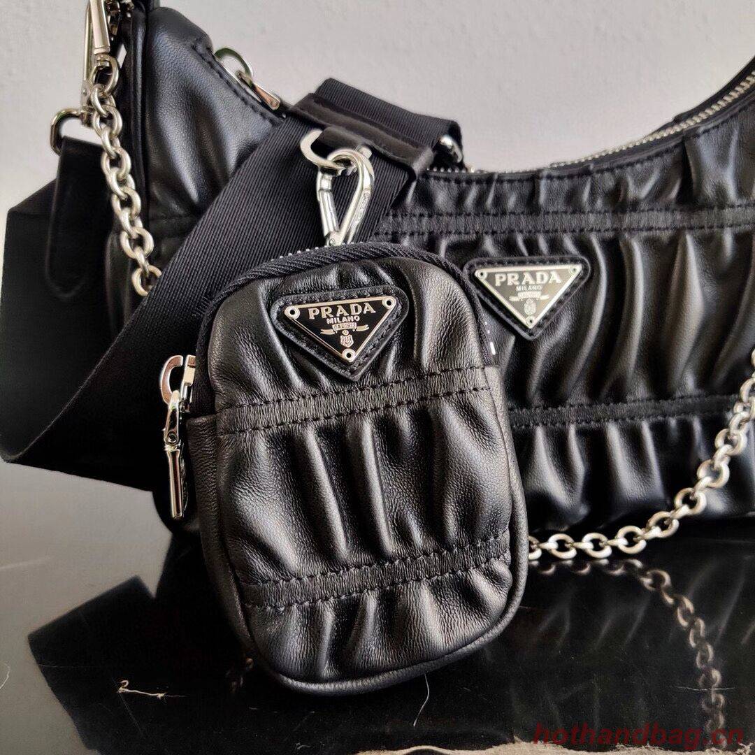 Prada Re-Edition 2005 leather bag 1BH20 black