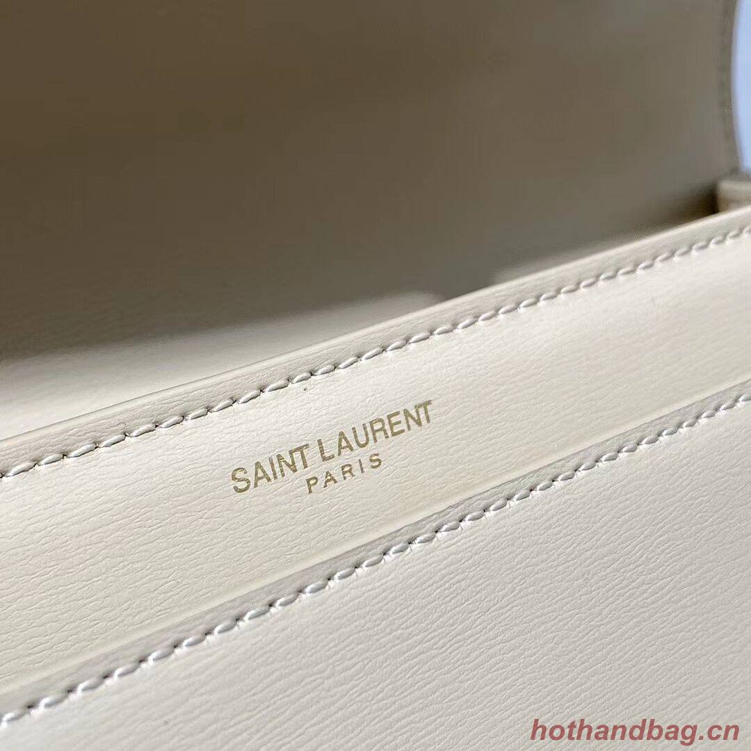 Yves Saint Laurent Calfskin Leather Tote Bag Y634723 Beige