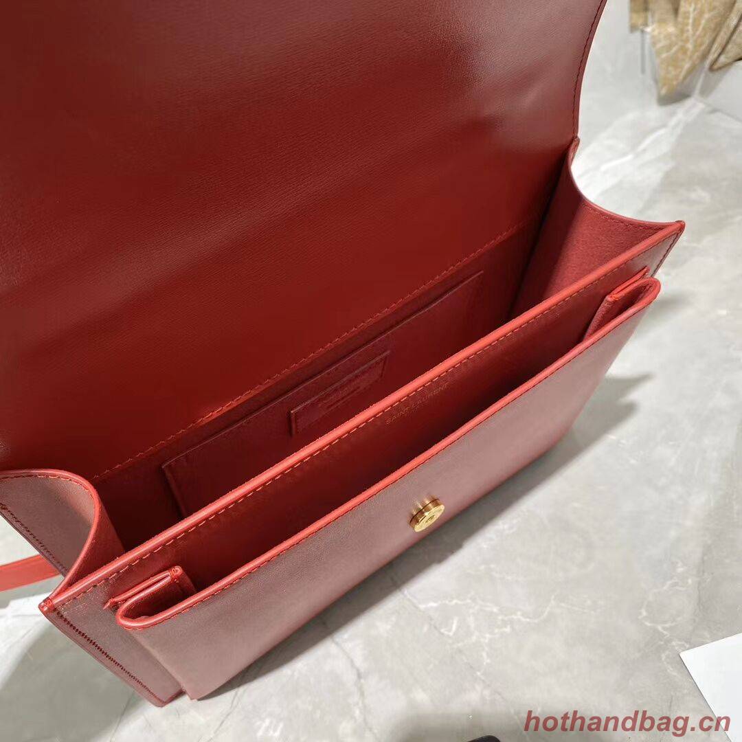 Yves Saint Laurent Calfskin Leather Tote Bag Y634723 Bright red Yves Saint Laurent Calfskin Leather Tote Bag Y634723 Bright red