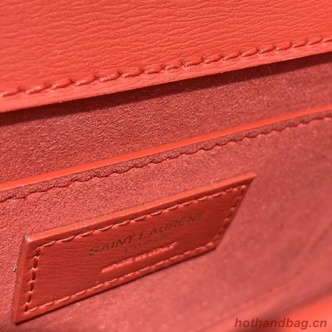 Yves Saint Laurent Calfskin Leather Tote Bag Y634723 Bright red Yves Saint Laurent Calfskin Leather Tote Bag Y634723 Bright red
