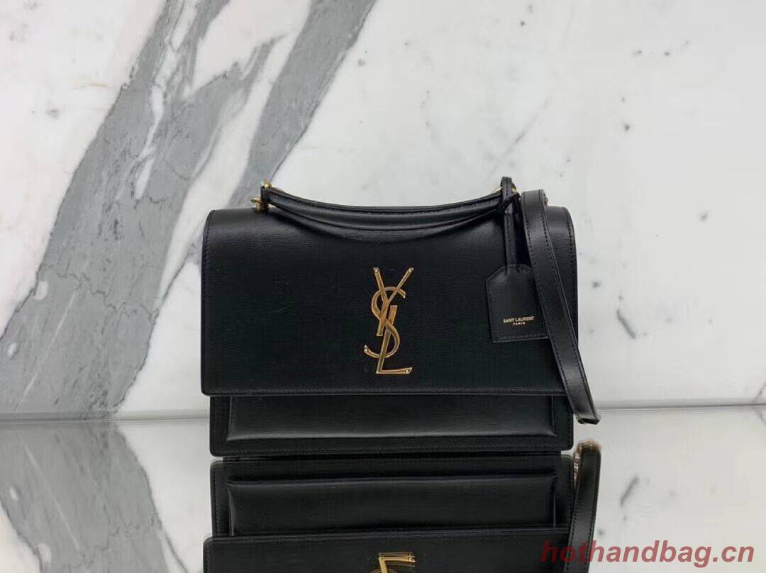 Yves Saint Laurent Calfskin Leather Tote Bag Y634723 black Yves Saint Laurent Calfskin Leather Tote Bag Y634723 black