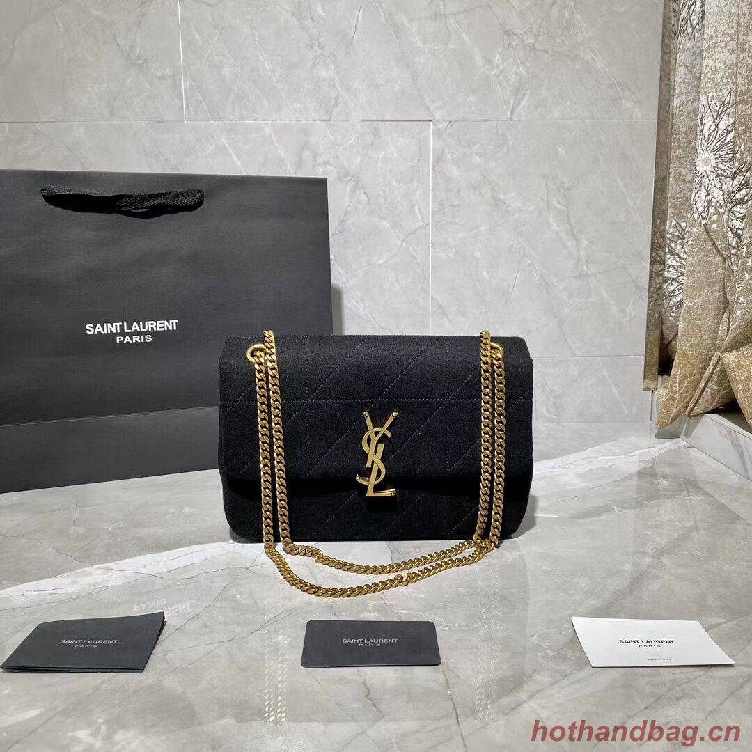 Yves Saint Laurent IN CANVAS AND LEATHER Y434820 black