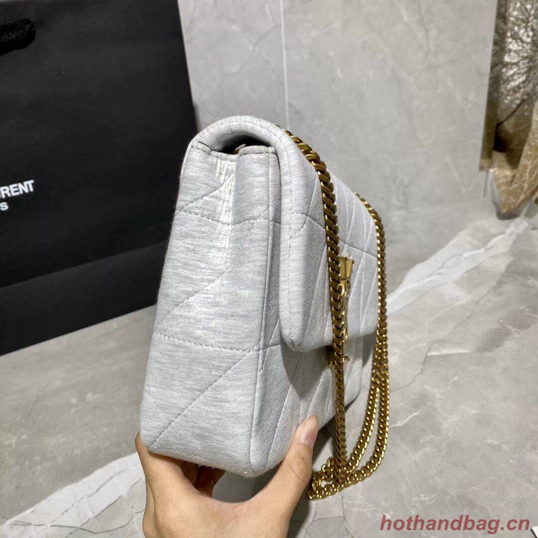 Yves Saint Laurent IN CANVAS AND LEATHER Y434820  grey